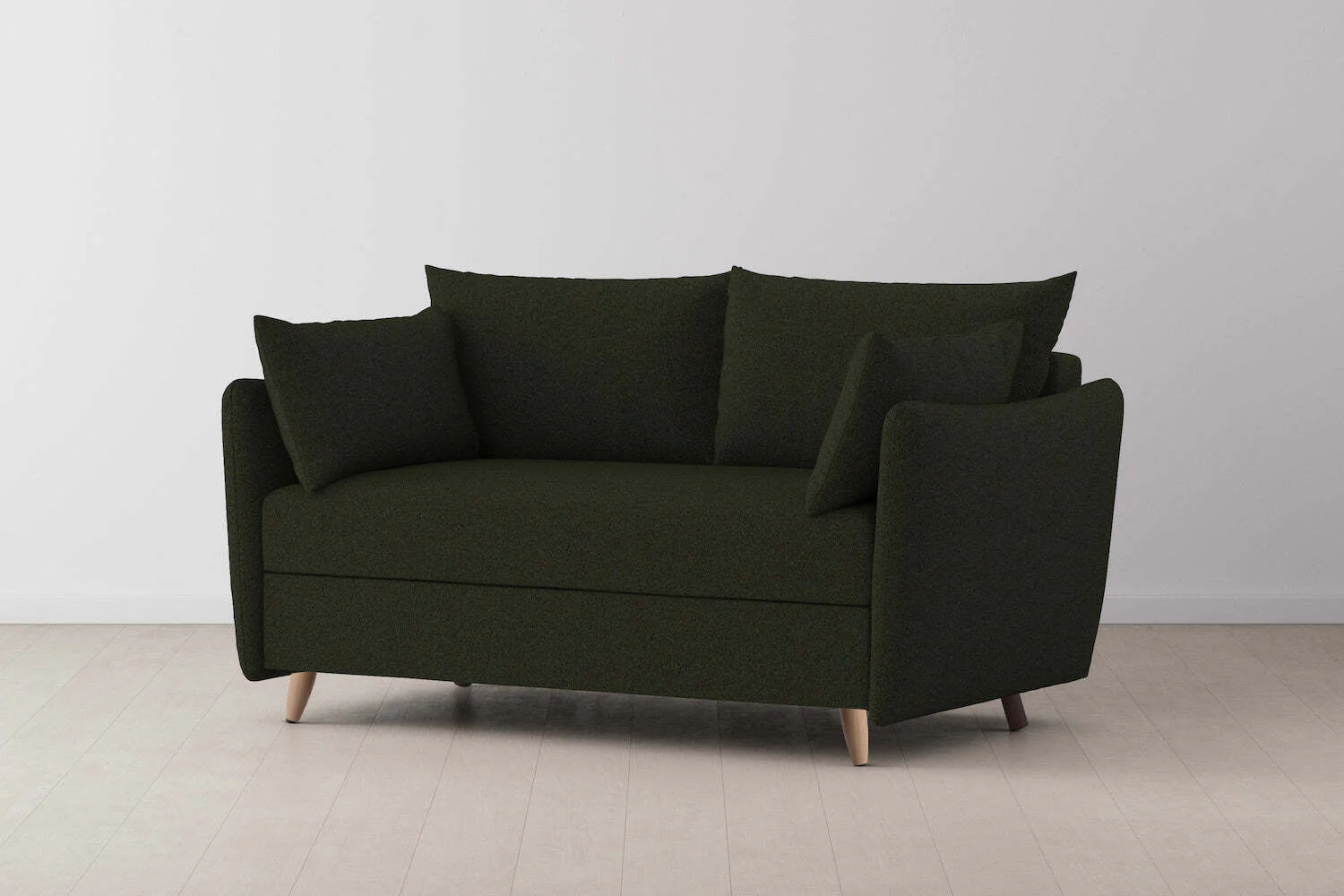 Model 08 Sofa Bed 2 Seater, Oak / Fern - Image 4