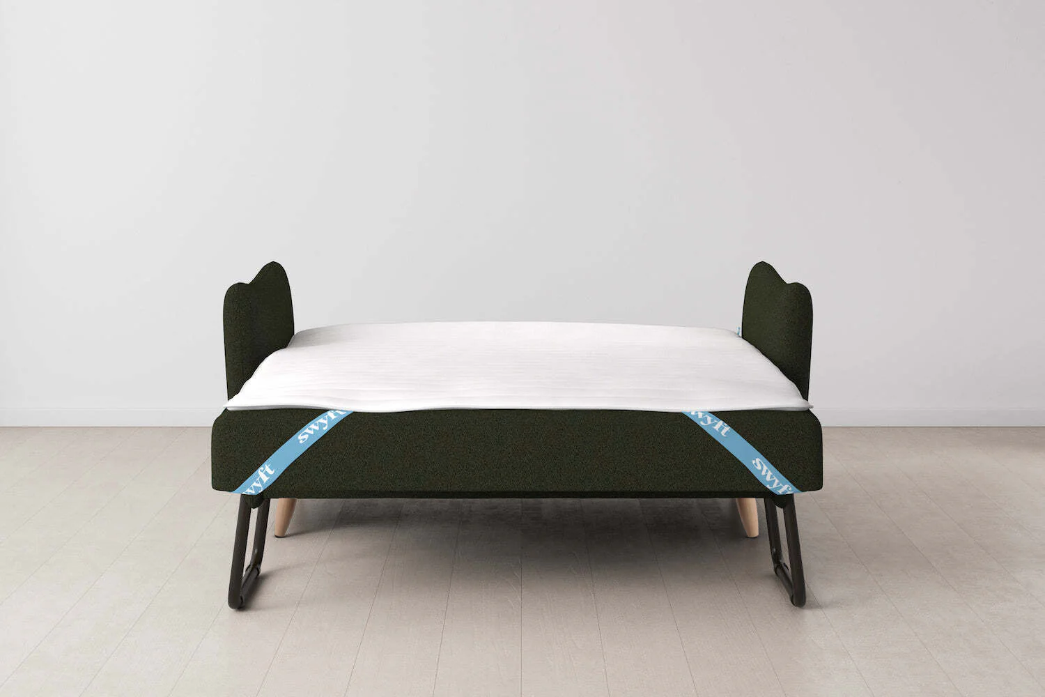 Model 08 Sofa Bed 2 Seater, Oak / Fern - Image 7