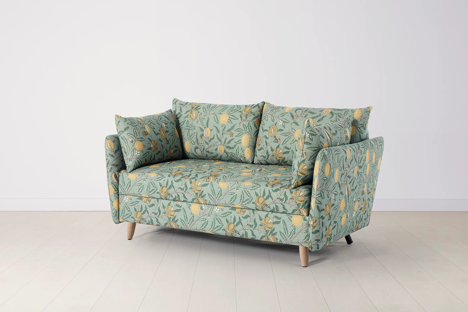 Model 08 Sofa Bed 2 Seater, Oak / Fruit - Image 3
