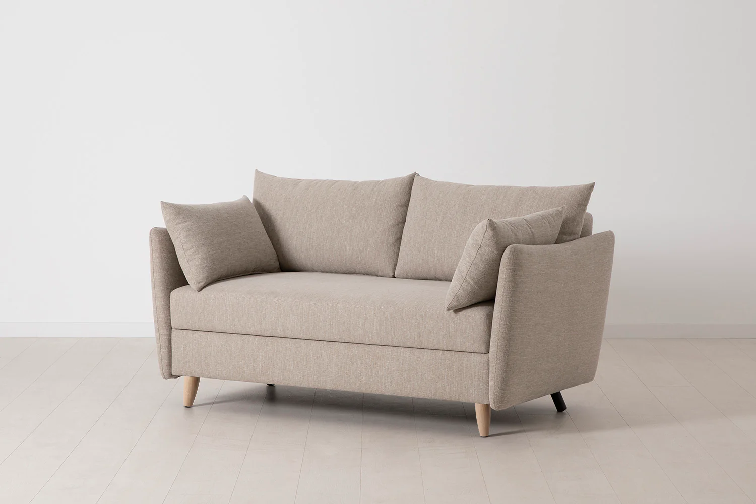 Model 08 Sofa Bed 2 Seater, Oak / Pumice - Image 4