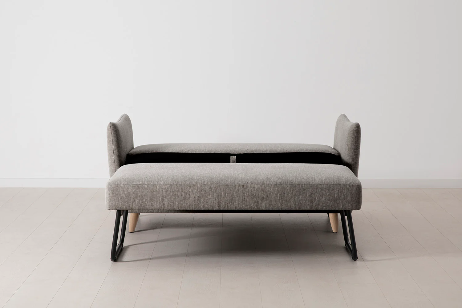 Model 08 Sofa Bed 2 Seater, Oak / Shadow - Image 6