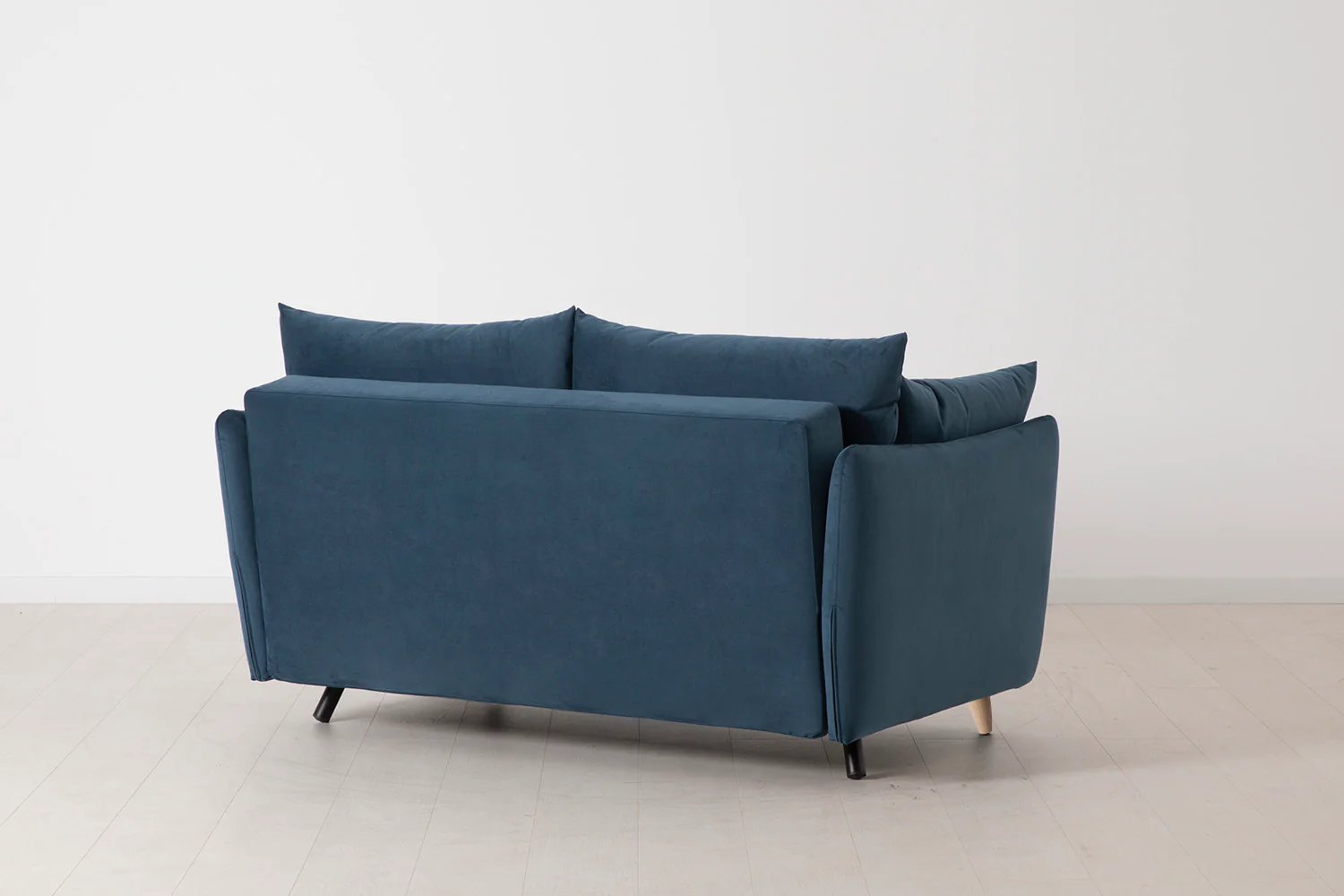 Model 08 Sofa Bed 2 Seater, Oak / Teal - Image 6