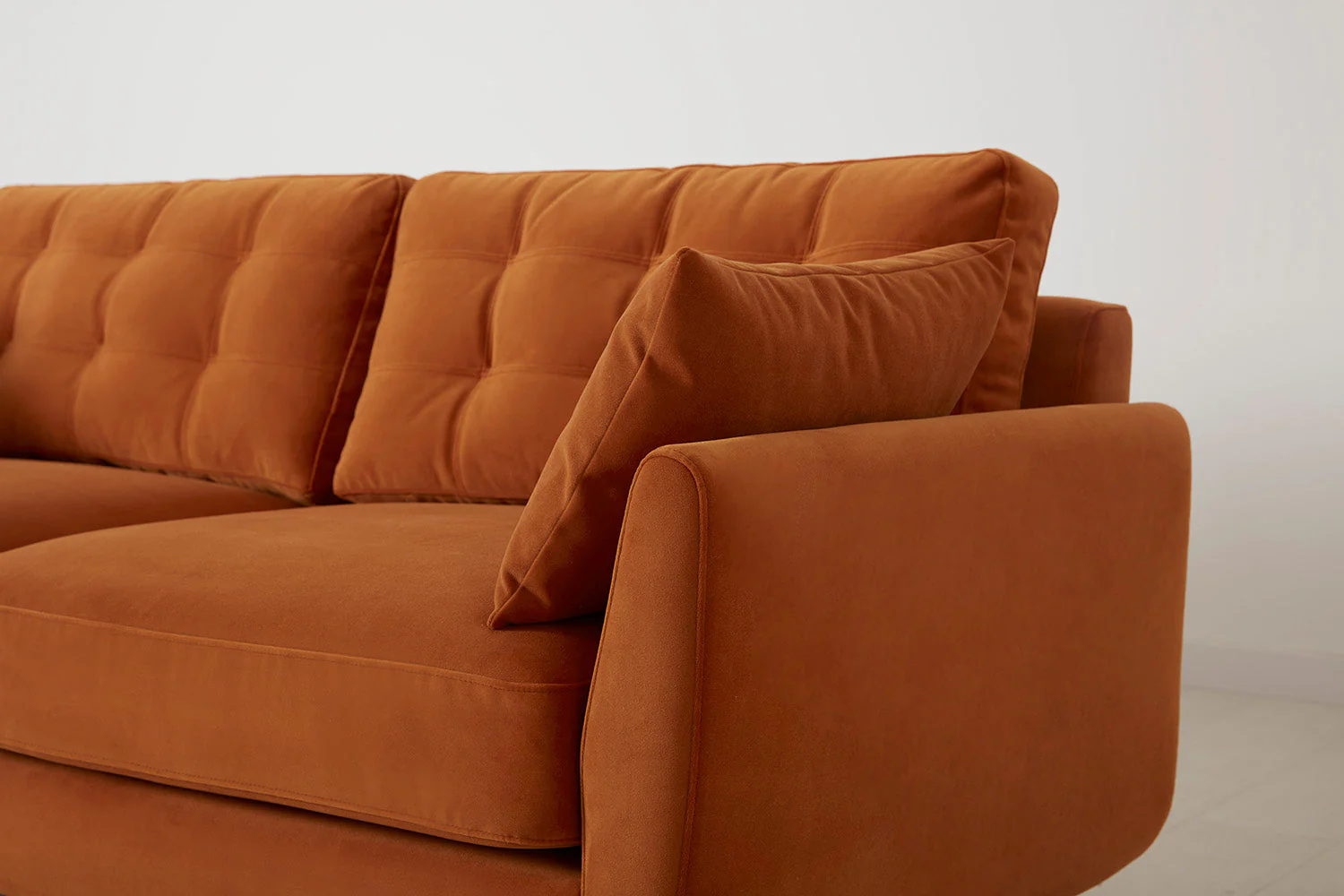 Model 10 2-Seater Sofa with Ottoman, Bronze - Image 5