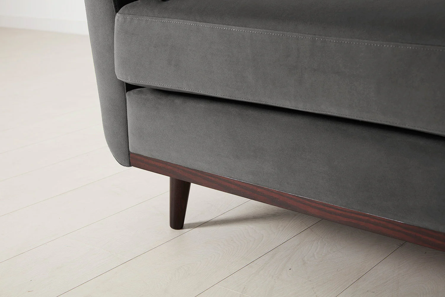Model 10 2-Seater Sofa with Ottoman, Charcoal - Image 8
