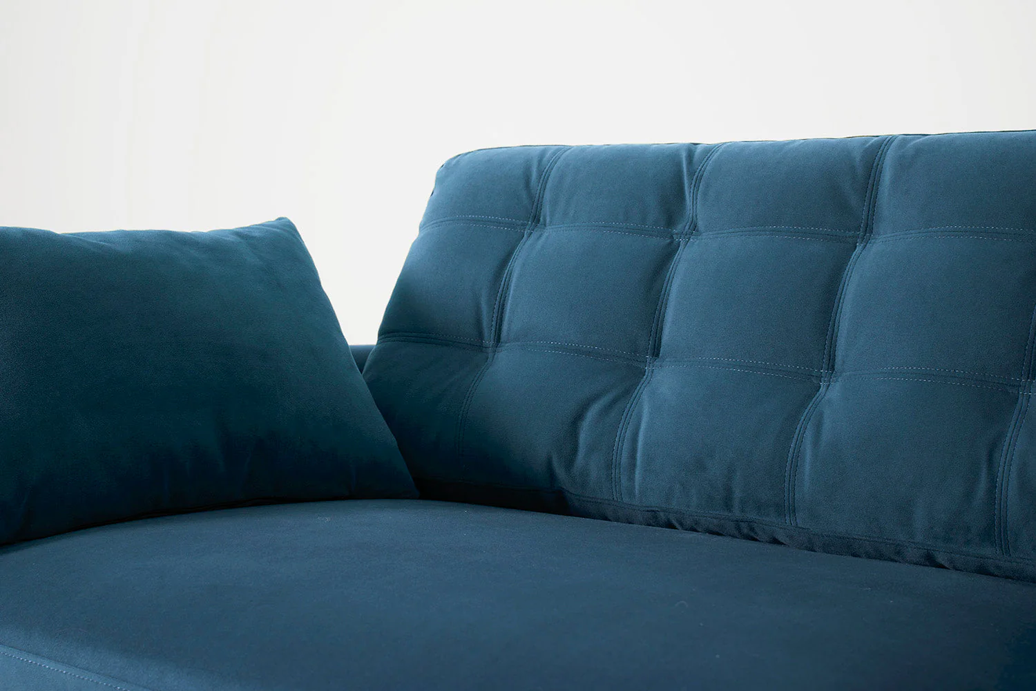 Model 10 2-Seater Sofa with Ottoman, Teal - Image 6