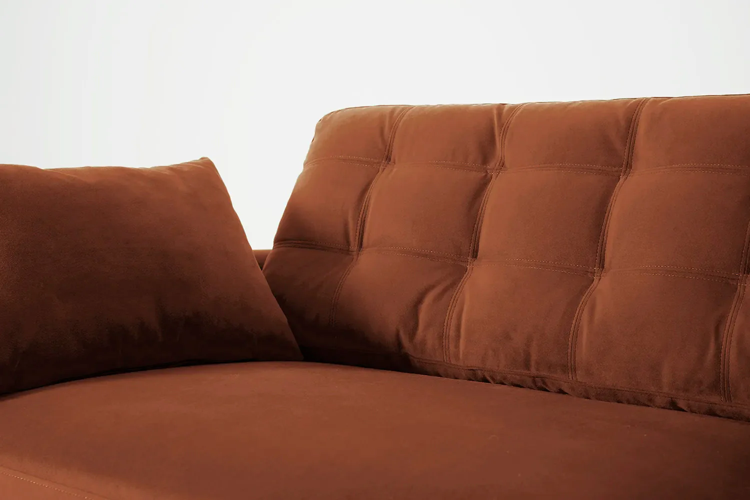 Model 10 2-Seater Sofa with Ottoman, Umber - Image 7
