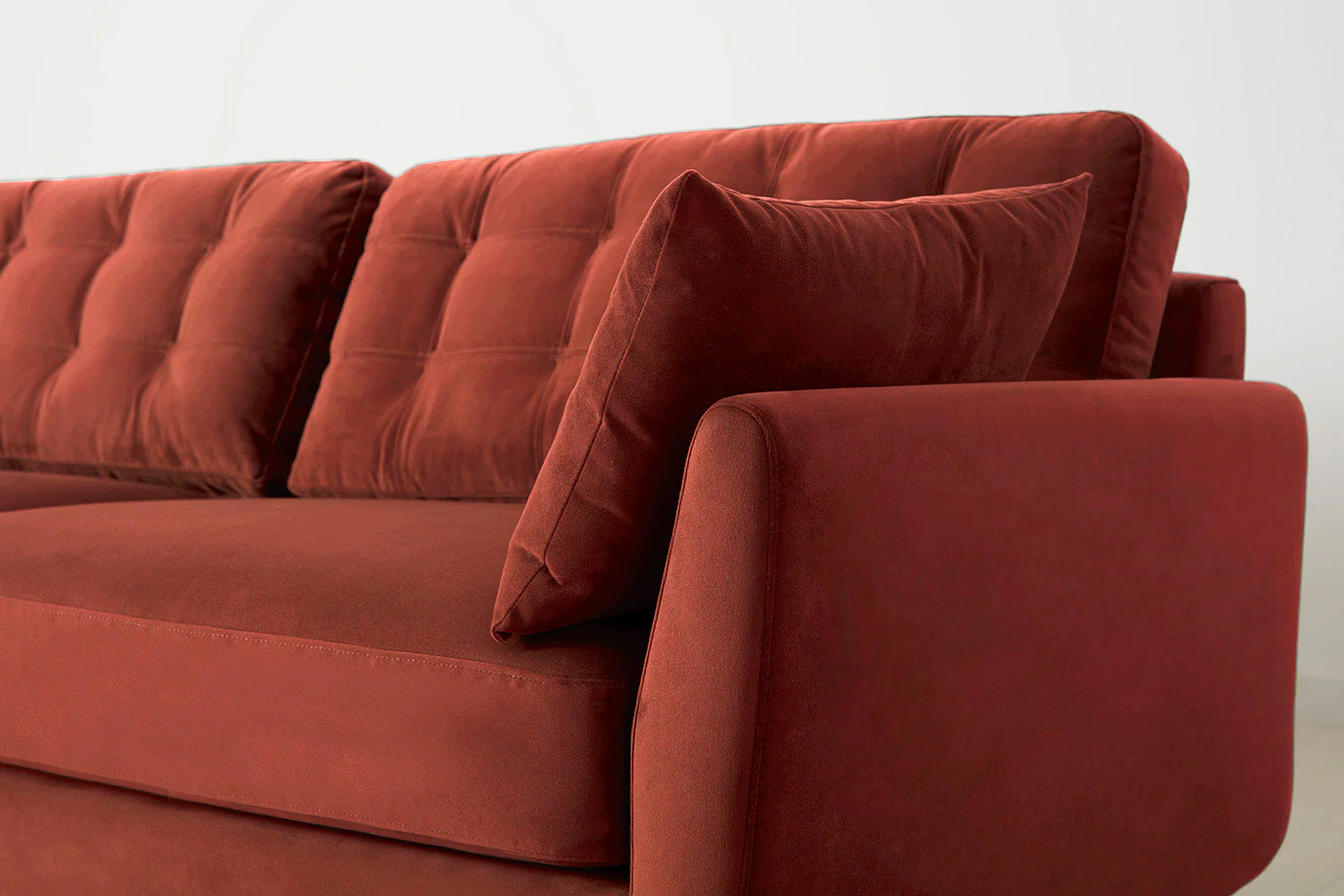 Model 10 3-Seater Sofa, Brick - Image 8