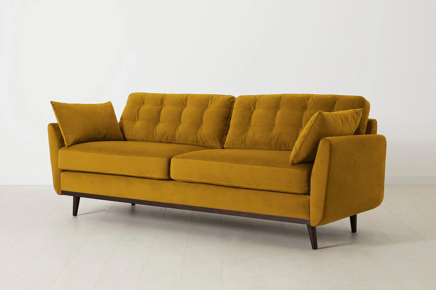 Model 10 3-Seater Sofa, Mustard - Image 4