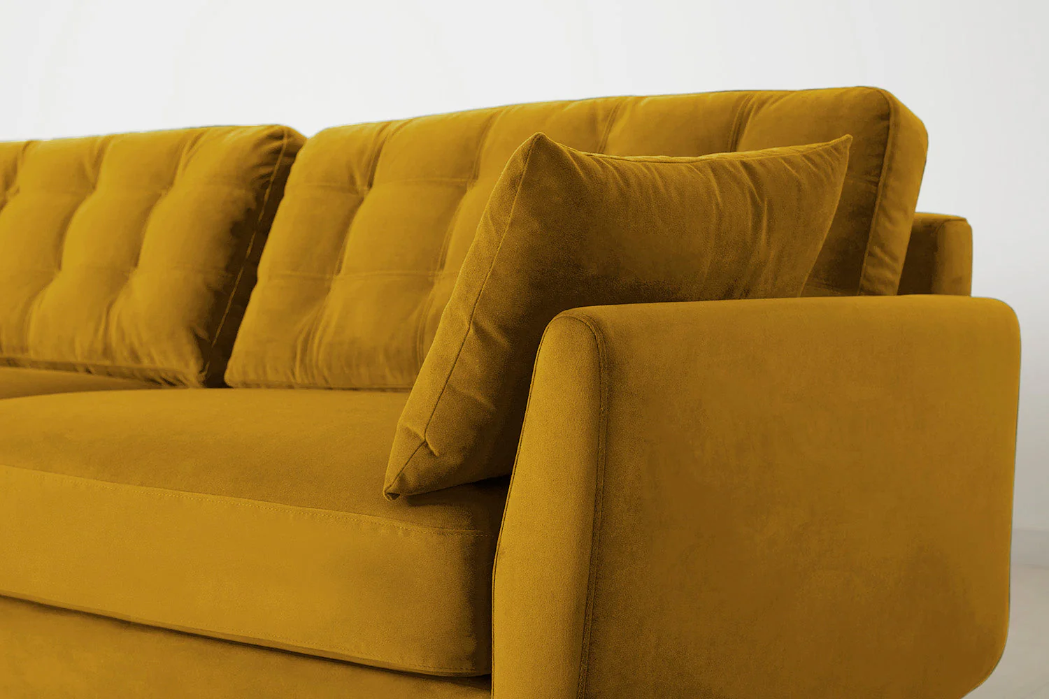 Model 10 3-Seater Sofa, Mustard - Image 8