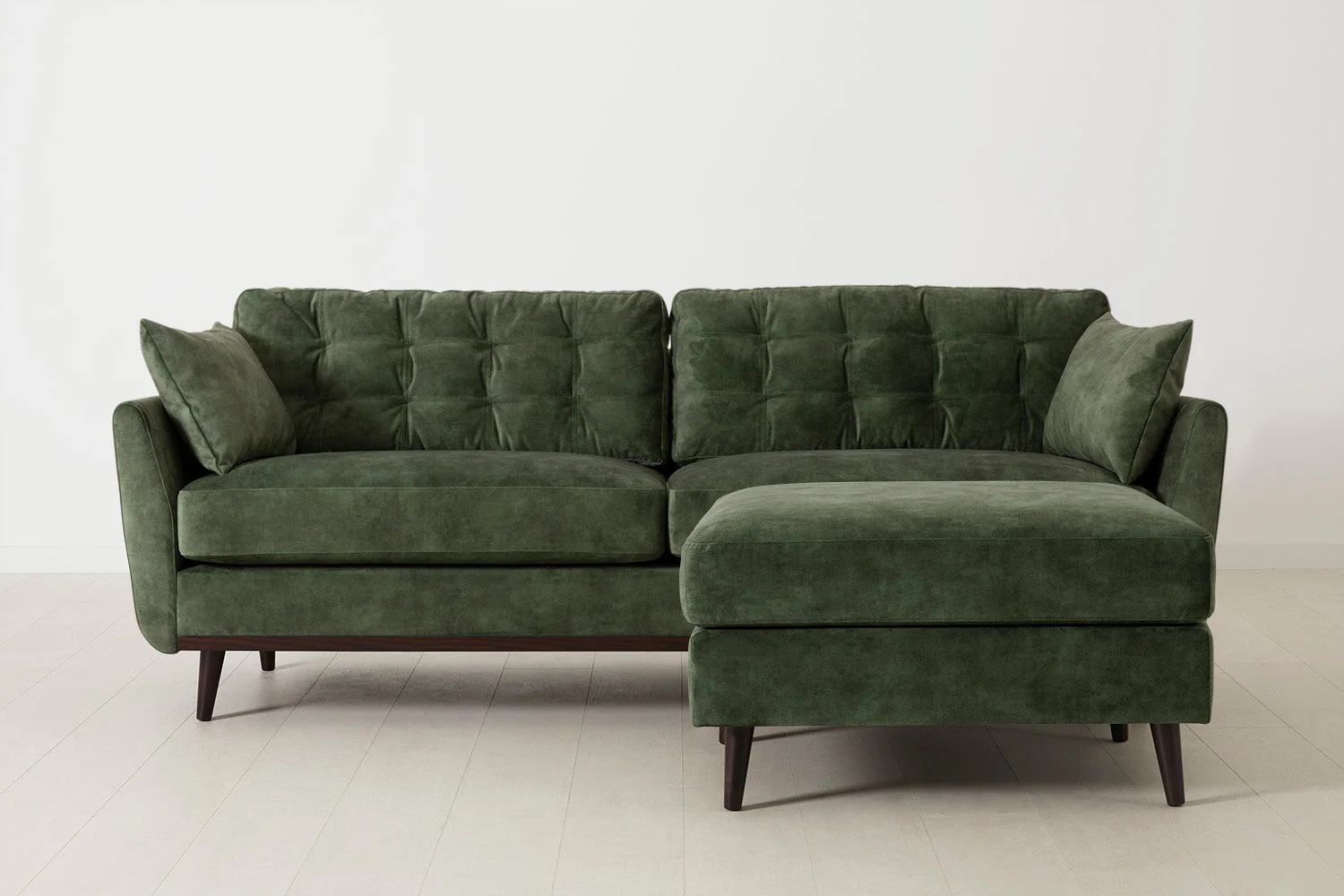 Model 10 3-Seater Sofa with Ottoman, Conifer