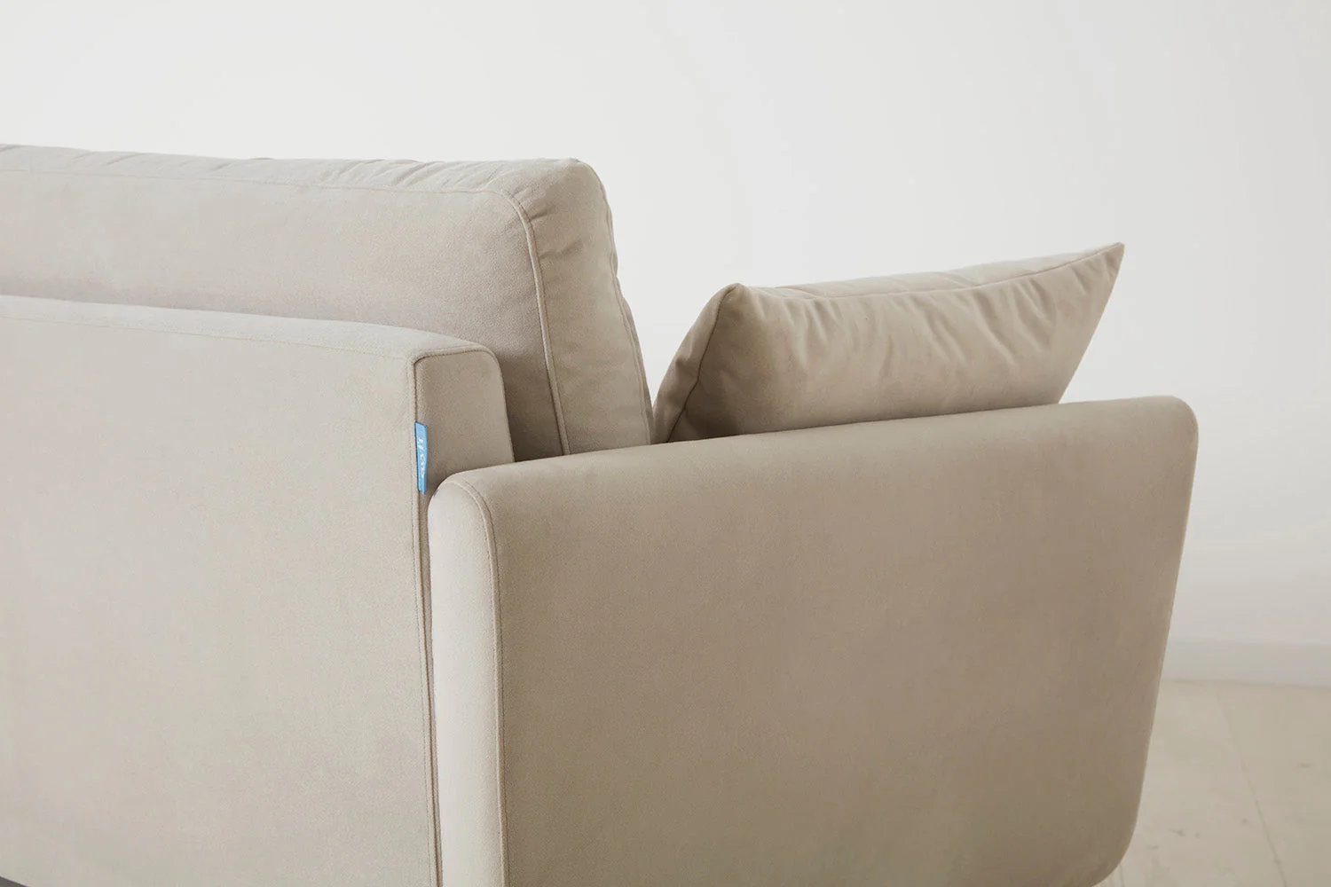Model 10 3-Seater Sofa with Ottoman, Bone - Image 8