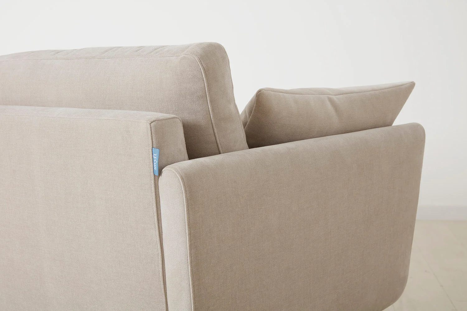 Model 10 3-Seater Sofa with Ottoman, Chalk - Image 6