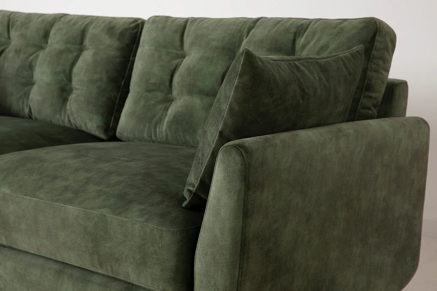 Model 10 3-Seater Sofa with Ottoman, Conifer - Image 4