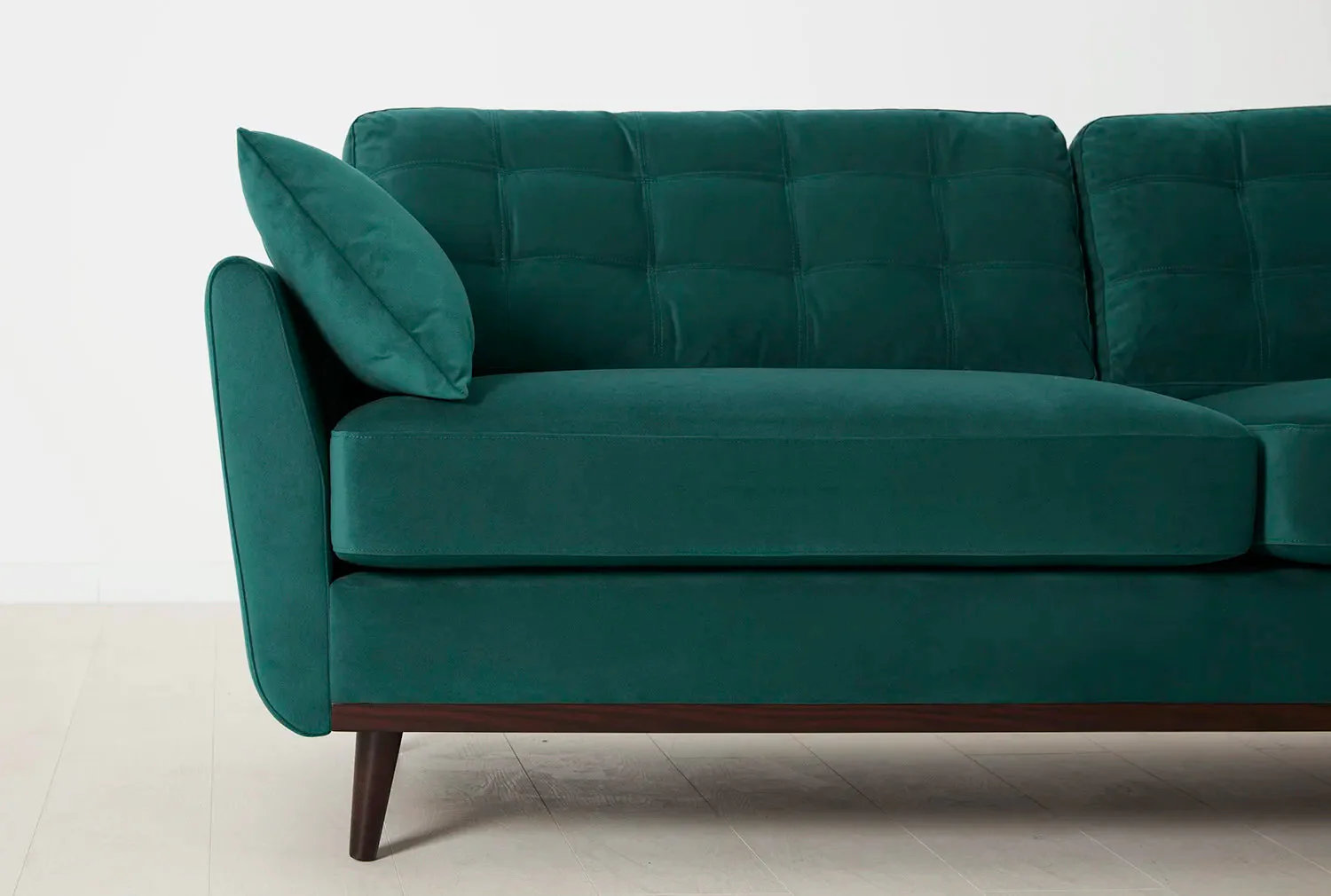 Model 10 3-Seater Sofa with Ottoman, Kingfisher - Image 4