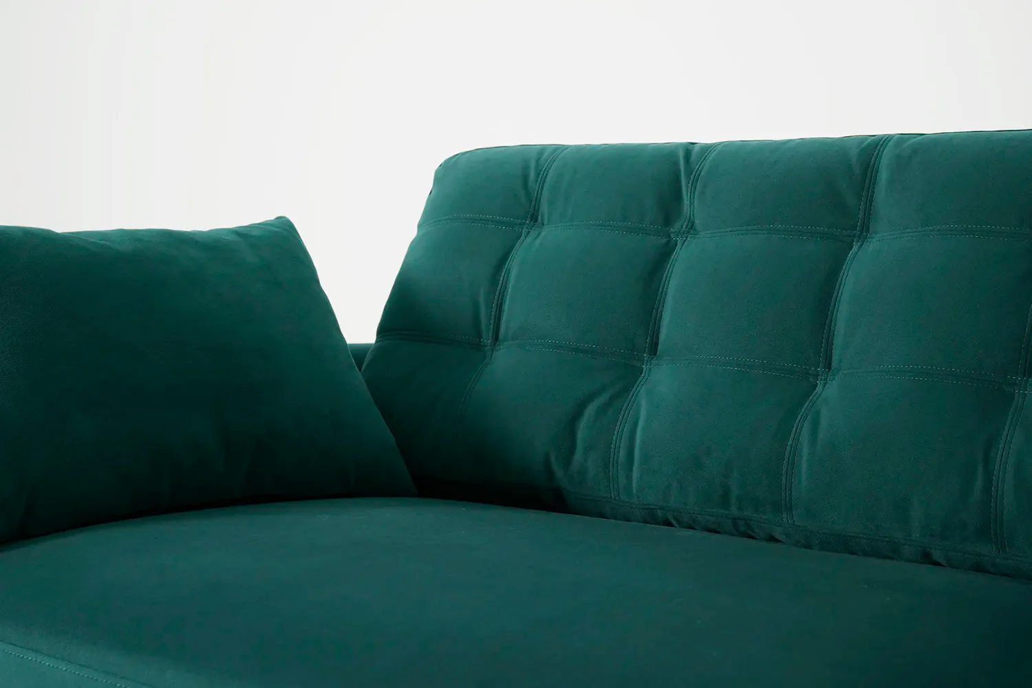 Model 10 3-Seater Sofa with Ottoman, Kingfisher - Image 5