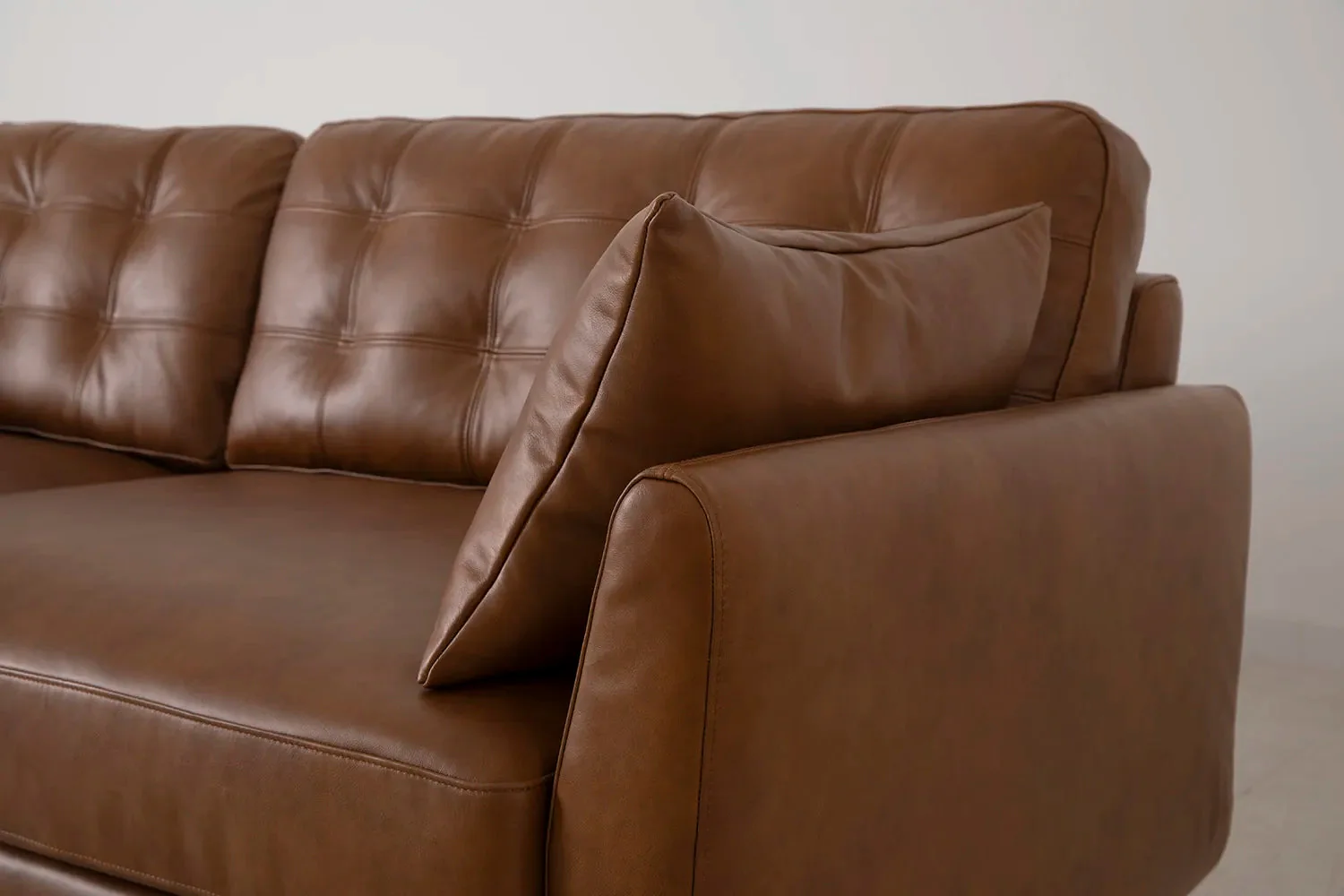 Model 10 3-Seater Sofa with Ottoman, Maple - Image 3