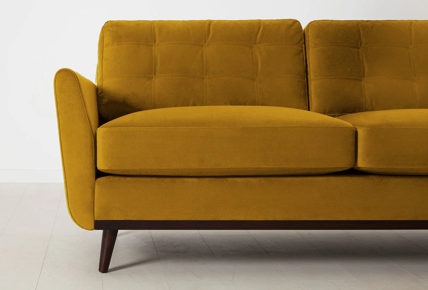 Model 10 3-Seater Sofa with Ottoman, Mustard - Image 4