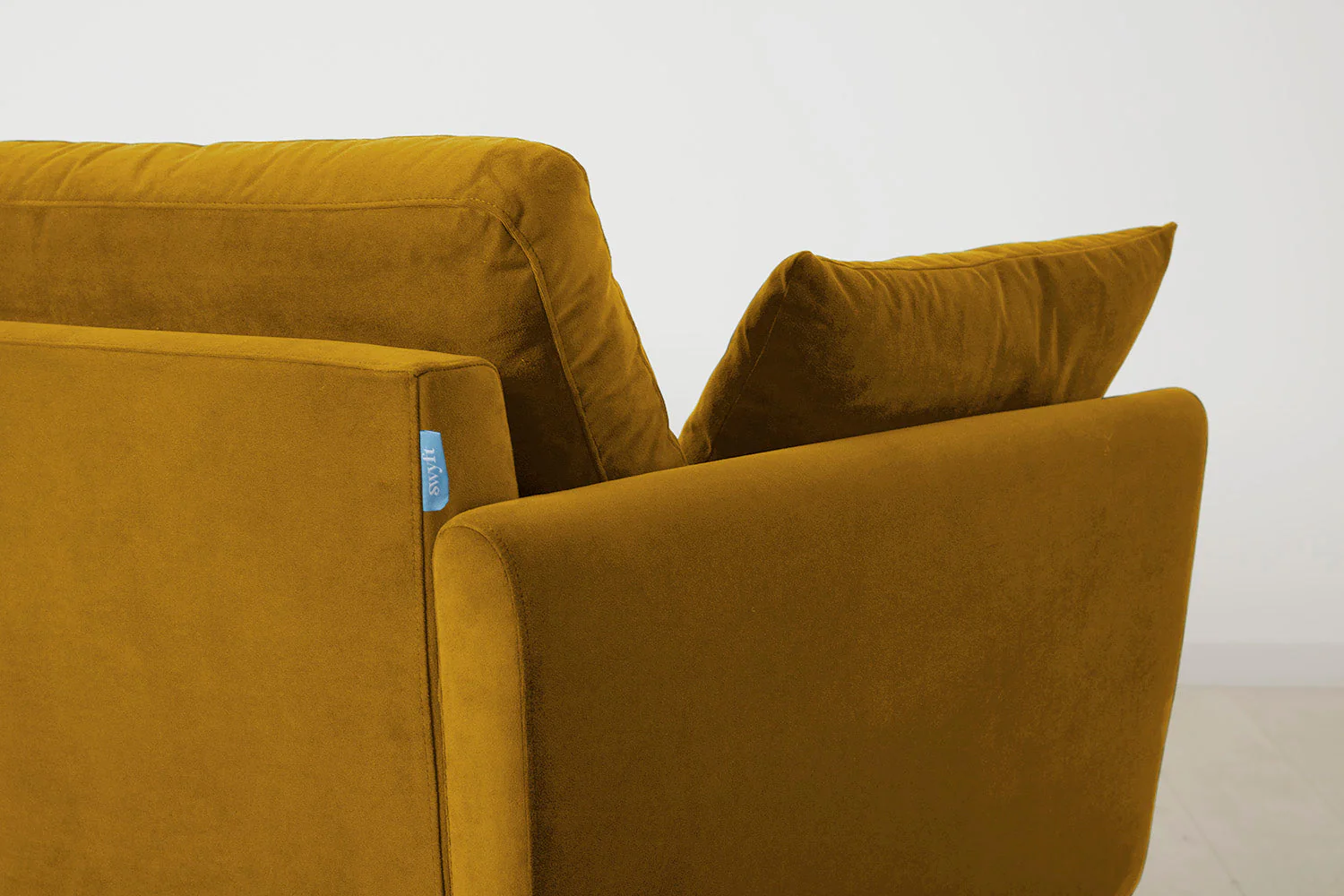 Model 10 3-Seater Sofa with Ottoman, Mustard - Image 7
