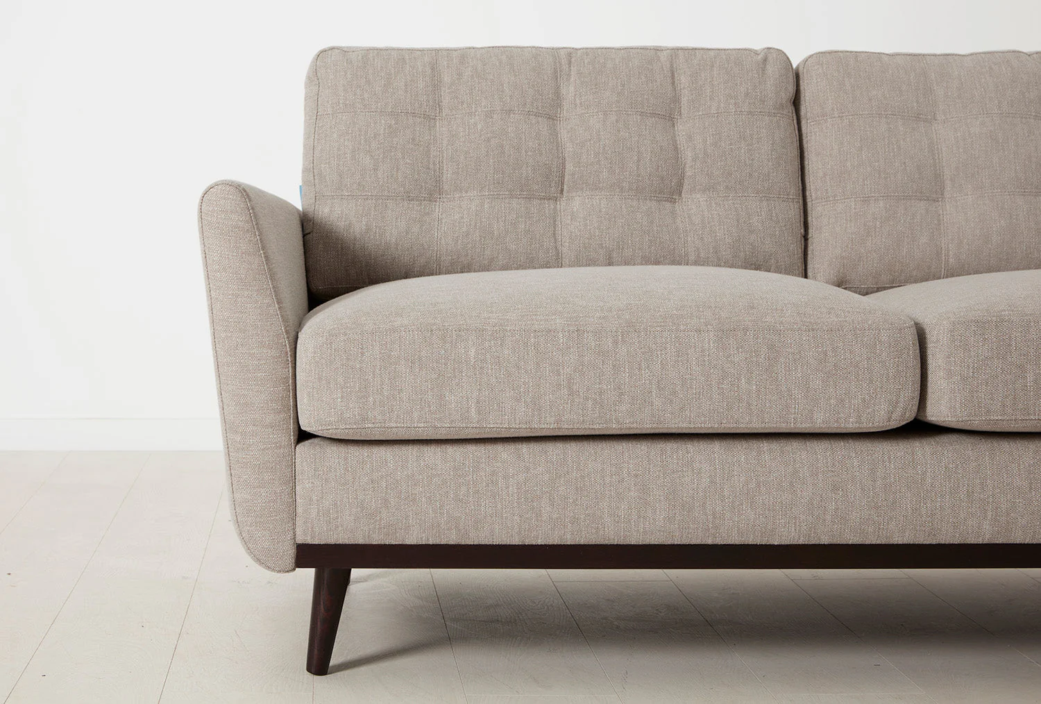 Model 10 3-Seater Sofa with Ottoman, Pumice - Image 4