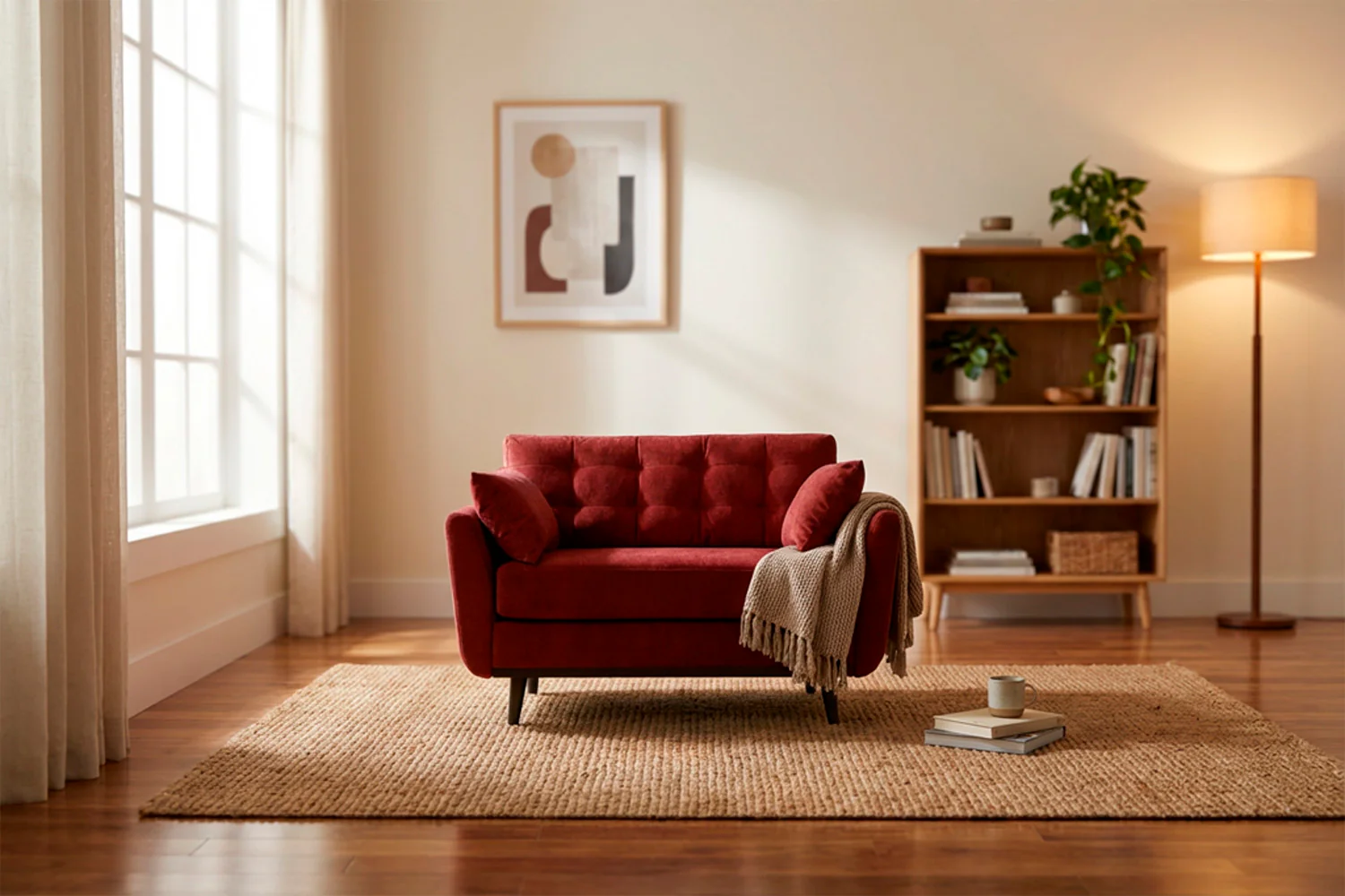 Model 10 Loveseat, Harissa - Image 2