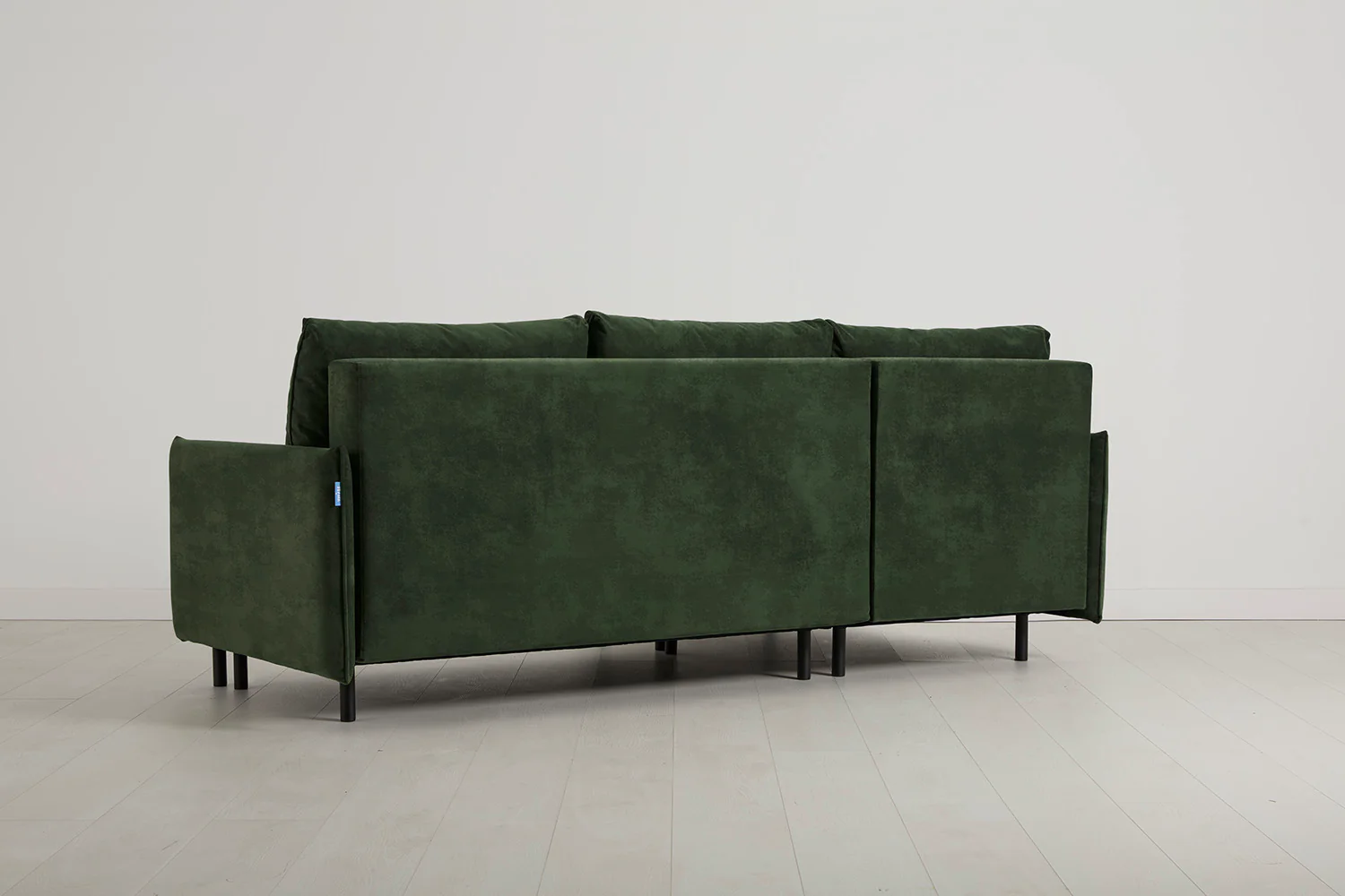 Model 12 Sofa Bed with Storage 3 Seater Left Chaise, Conifer - Image 6