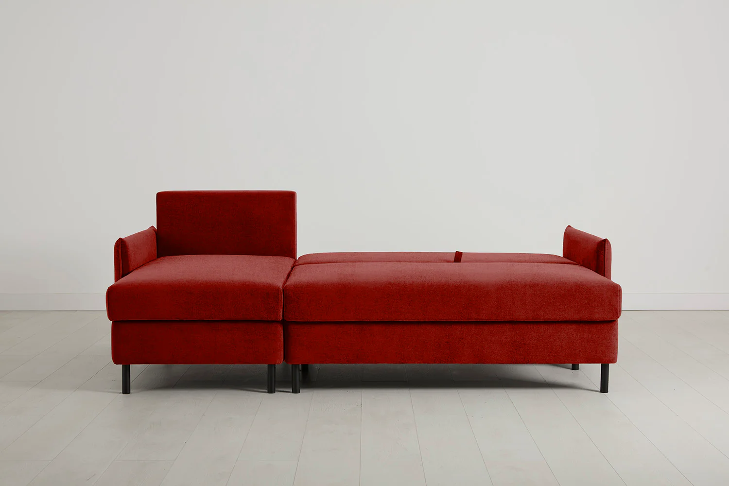 Model 12 Sofa Bed with Storage 3 Seater Left Chaise, Harissa - Image 8
