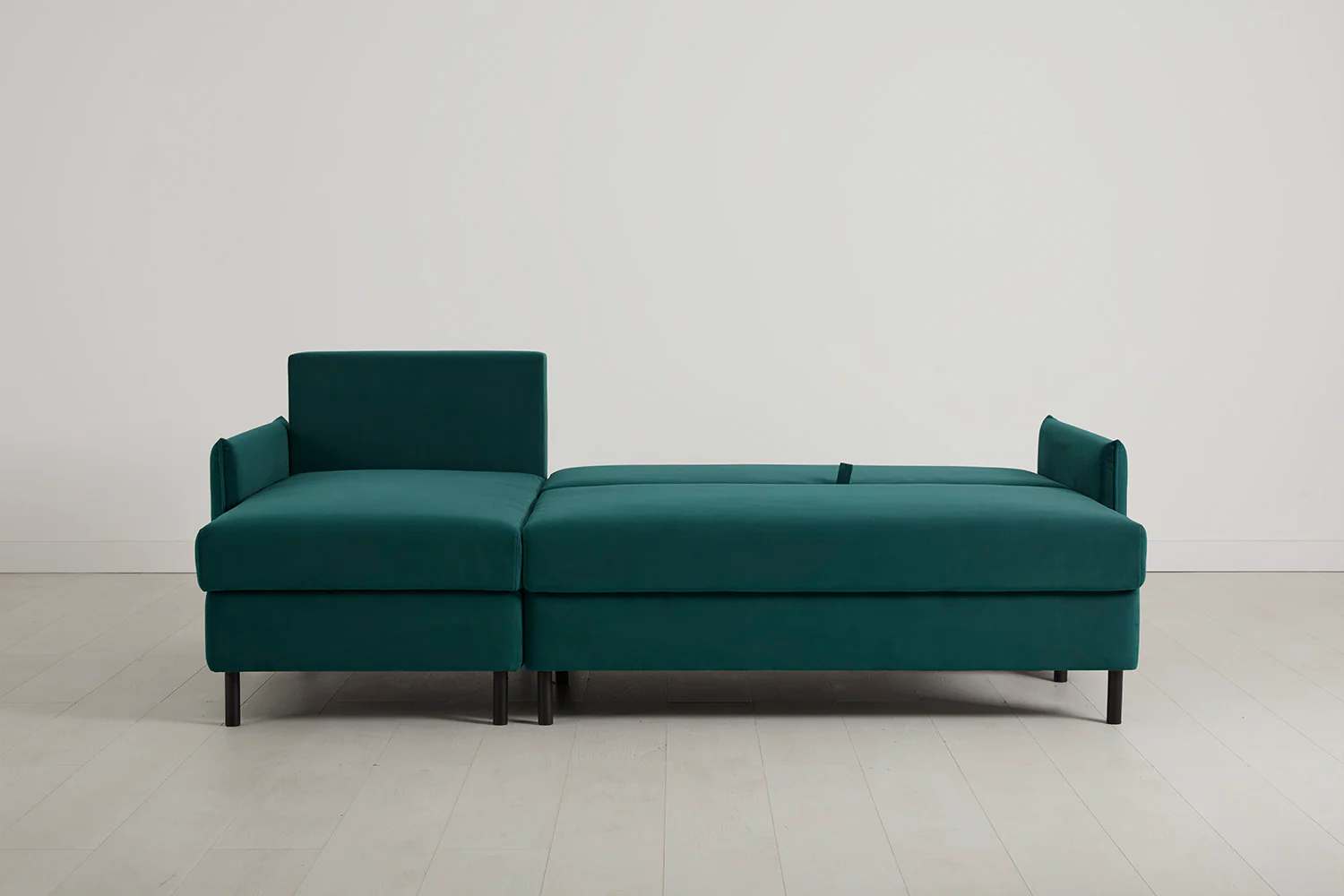 Model 12 Sofa Bed with Storage 3 Seater Left Chaise, Kingfisher - Image 10