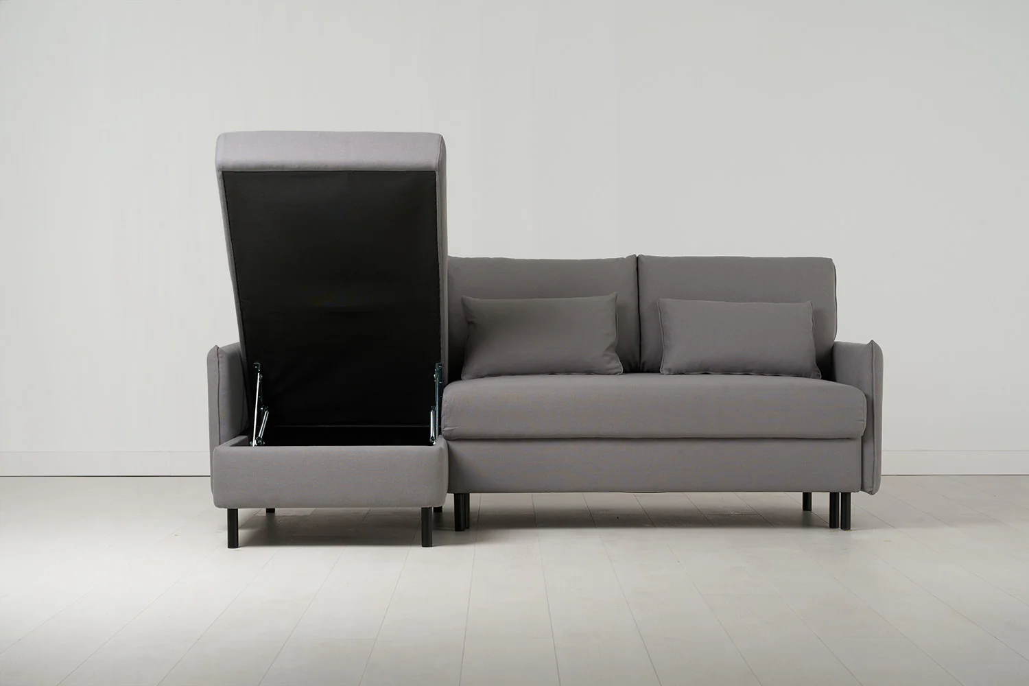 Model 12 Sofa Bed with Storage 3 Seater Left Chaise, Risso - Image 5