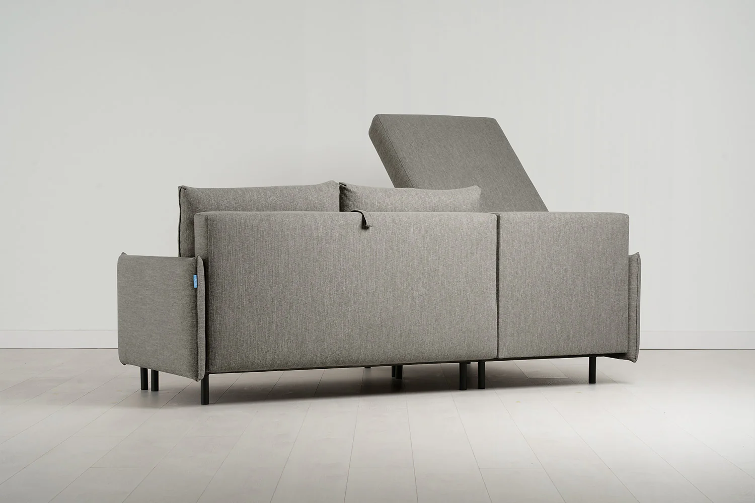 Model 12 Sofa Bed with Storage 3 Seater Left Chaise, Shadow - Image 9