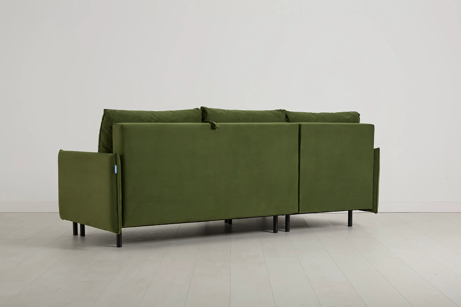 Model 12 Sofa Bed with Storage 3 Seater Left Chaise, Vine - Image 9