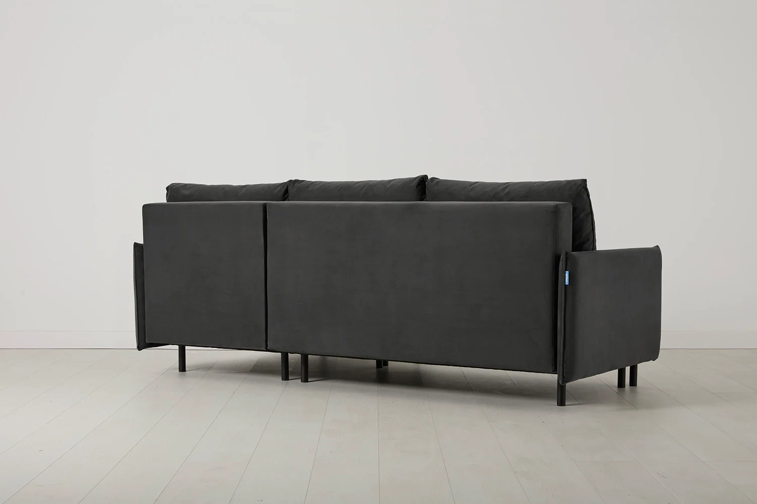 Model 12 Sofa Bed with Storage 3 Seater Right Chaise, Charcoal - Image 6