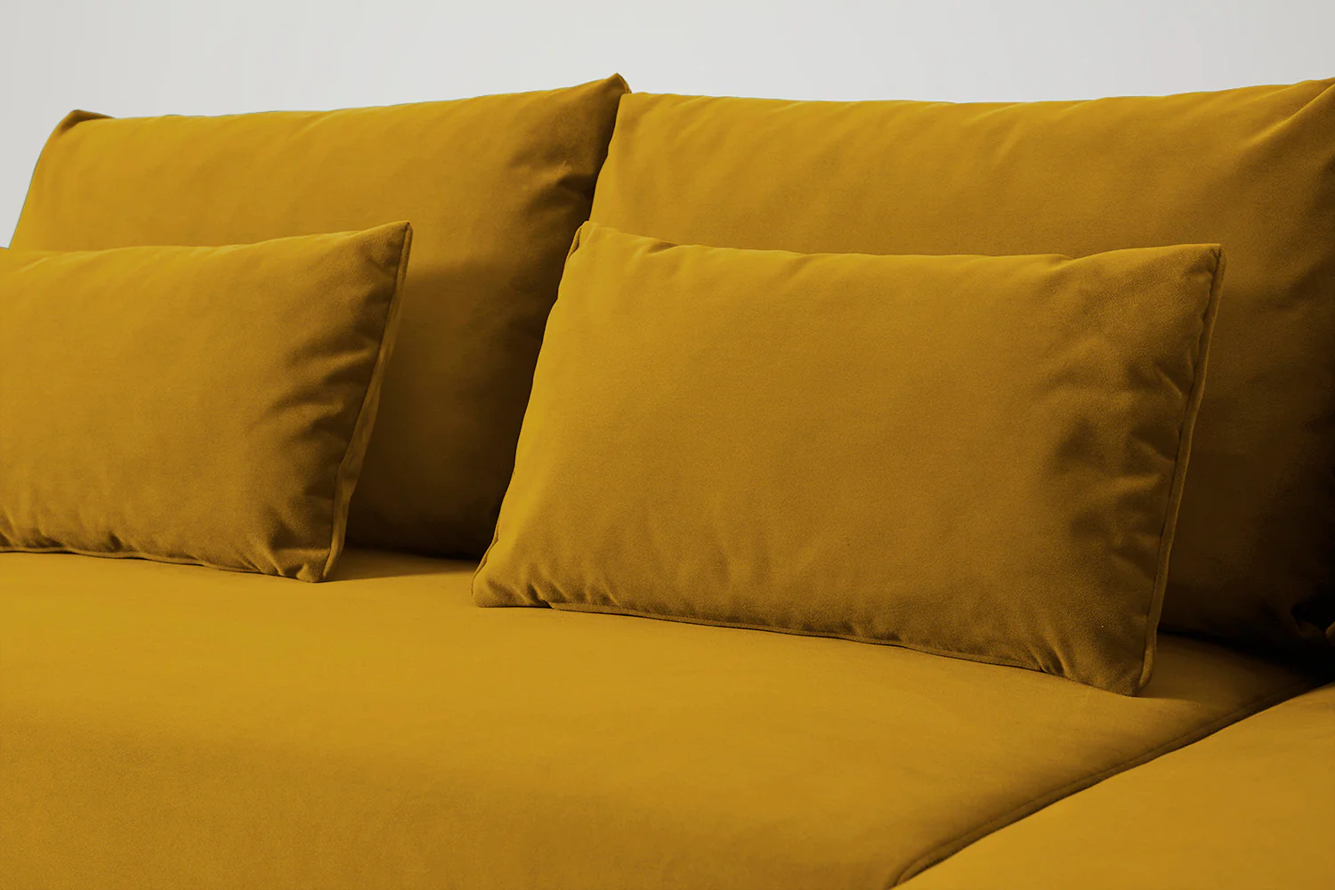 Model 12 Sofa Bed with Storage 3 Seater Right Chaise, Mustard - Image 22