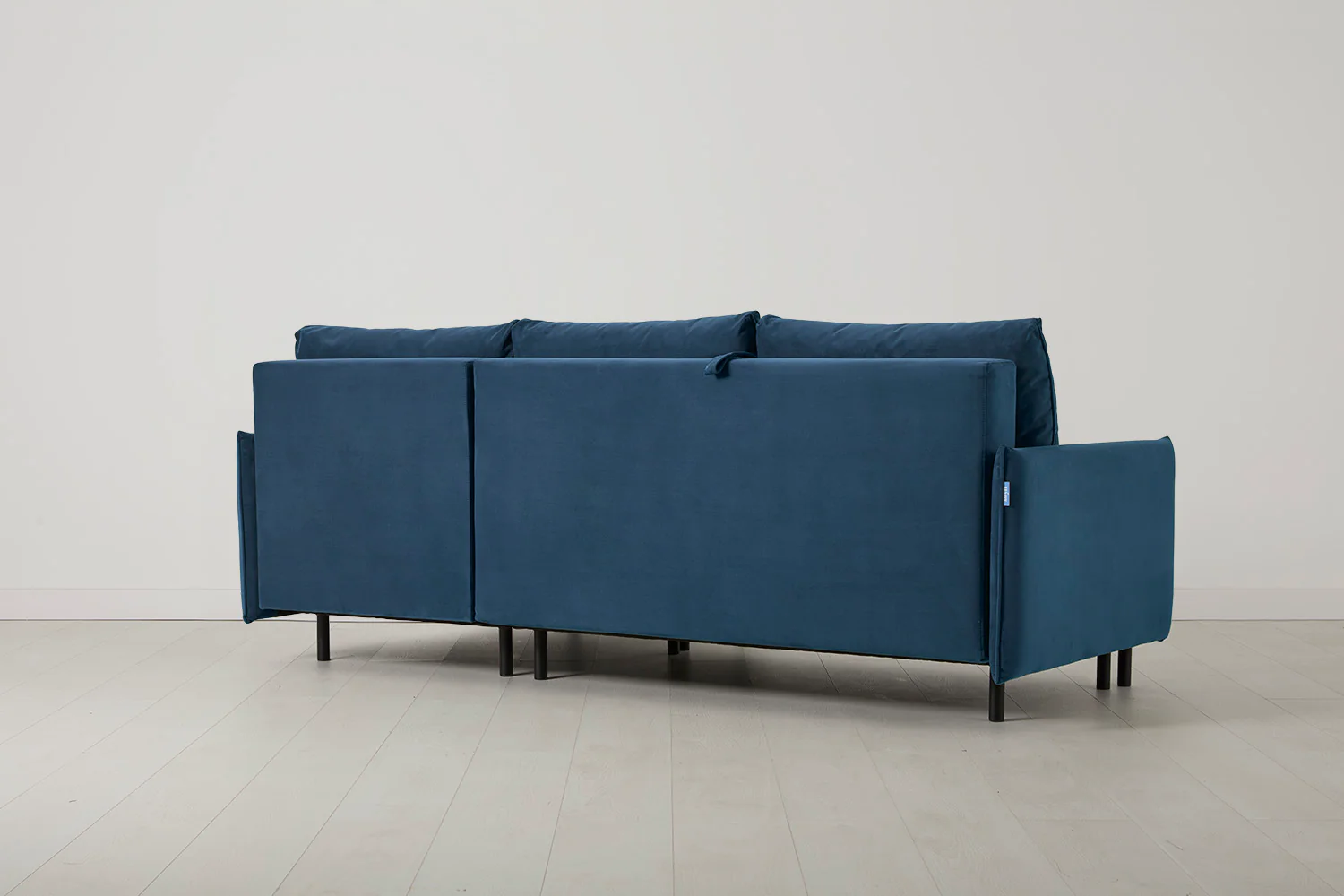 Model 12 Sofa Bed with Storage 3 Seater Right Chaise, Teal - Image 12