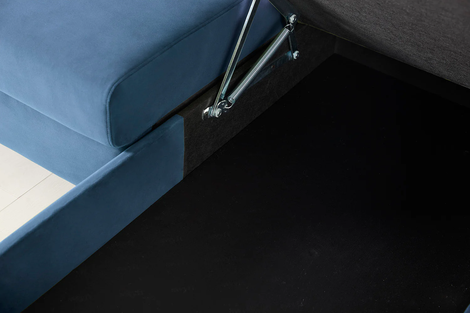 Model 12 Sofa Bed with Storage 3 Seater Right Chaise, Teal - Image 19