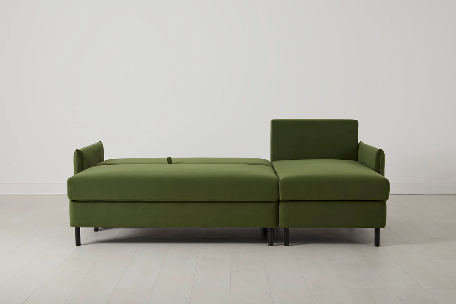 Model 12 Sofa Bed with Storage 3 Seater Right Chaise, Vine - Image 7
