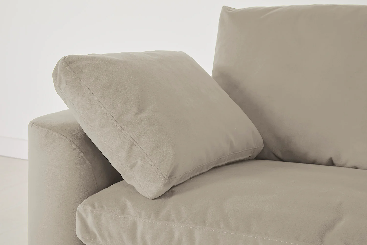 Model 13 2-Seater Right Chaise Sofa, Bone - Image 4