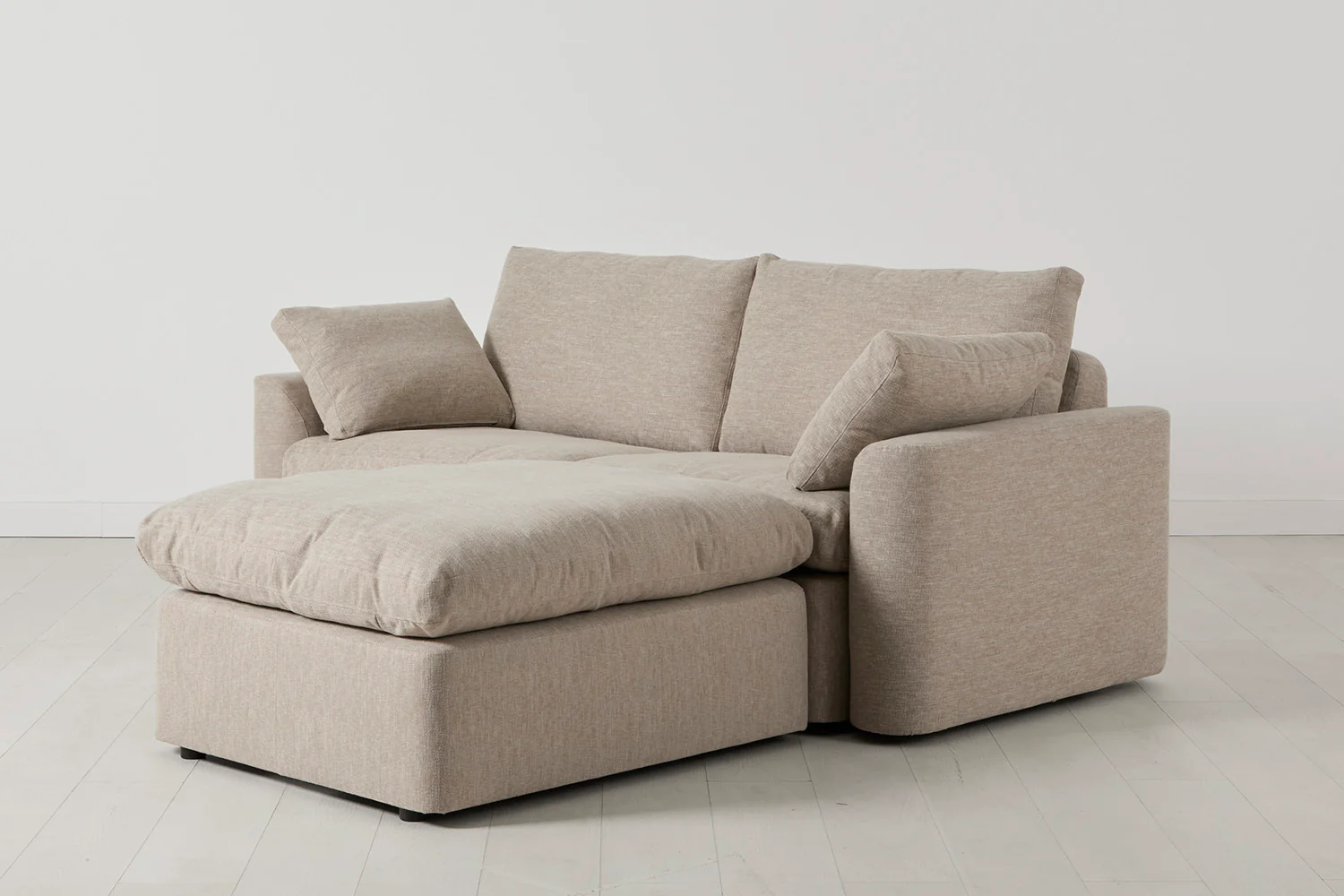 Model 13 2-Seater Right Chaise Sofa, Pumice - Image 2