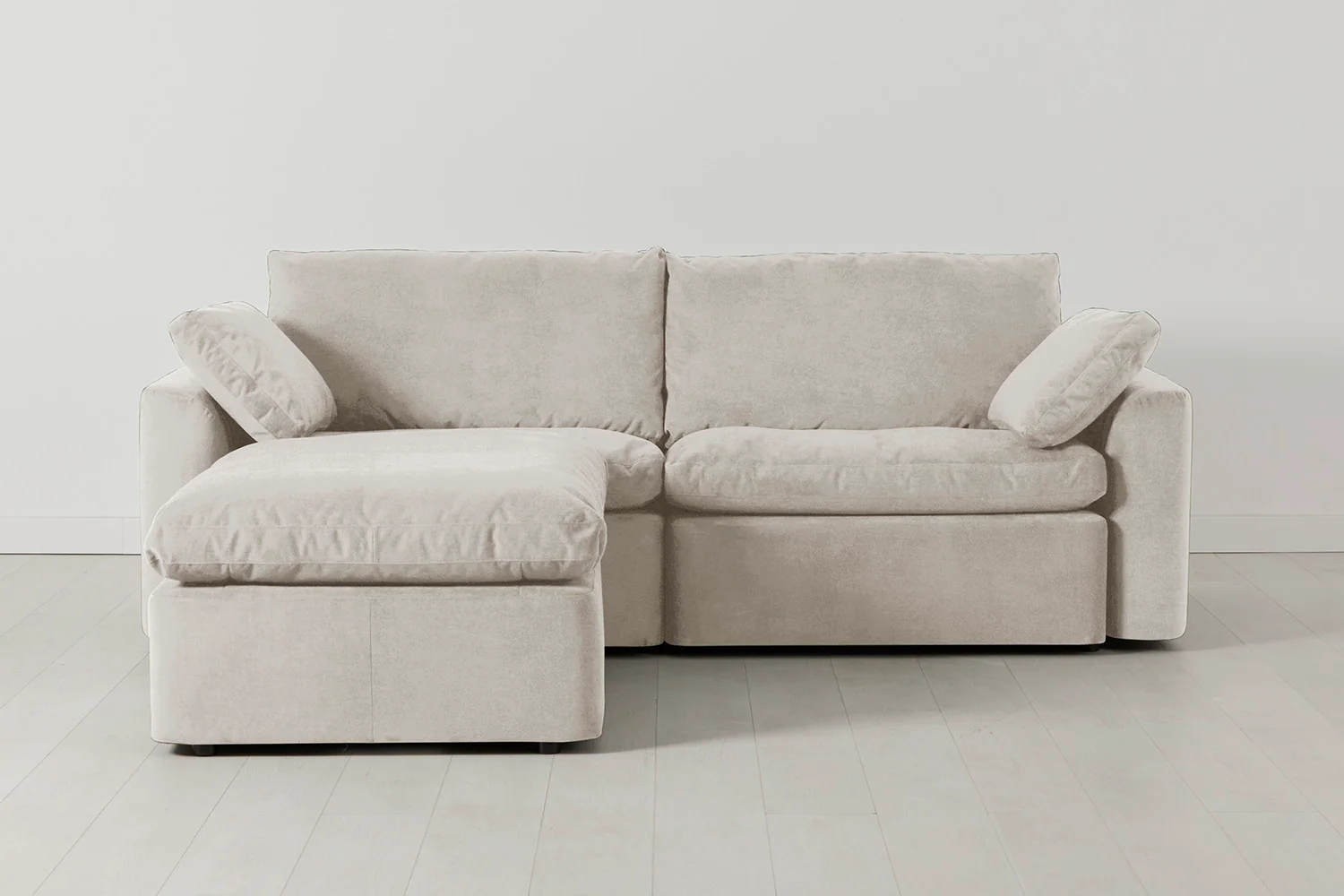 Model 13 3-Seater Left Chaise Sofa, Chalk