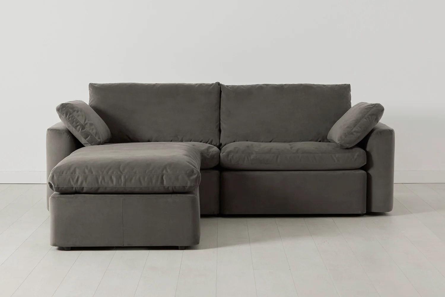 Model 13 3-Seater Left Chaise Sofa, Elephant