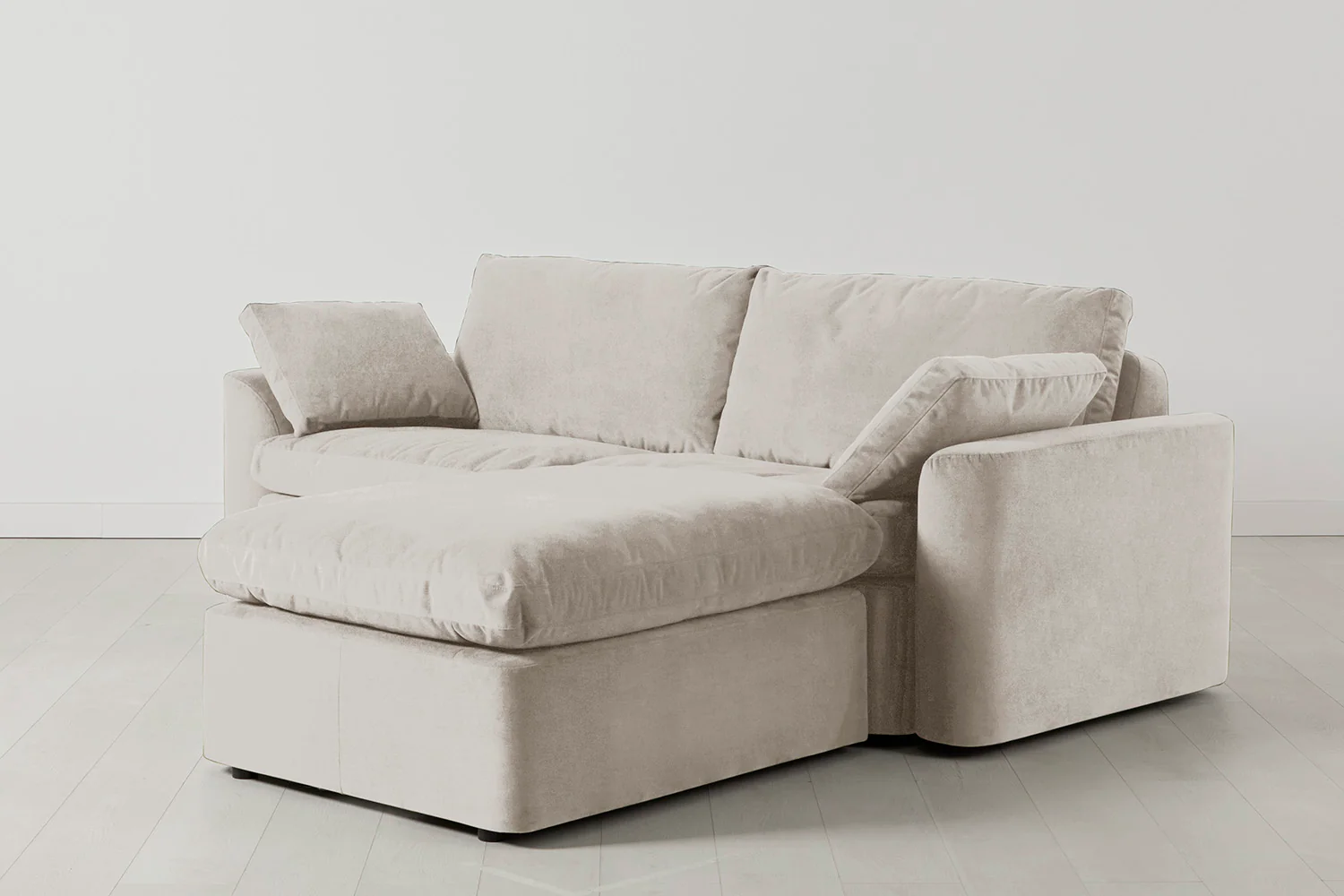 Model 13 3-Seater Right Chaise Sofa, Chalk - Image 2
