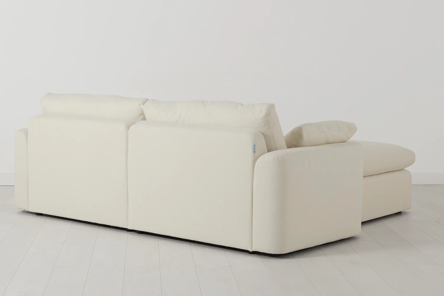 Model 13 3-Seater Right Chaise Sofa, Ivory - Image 3