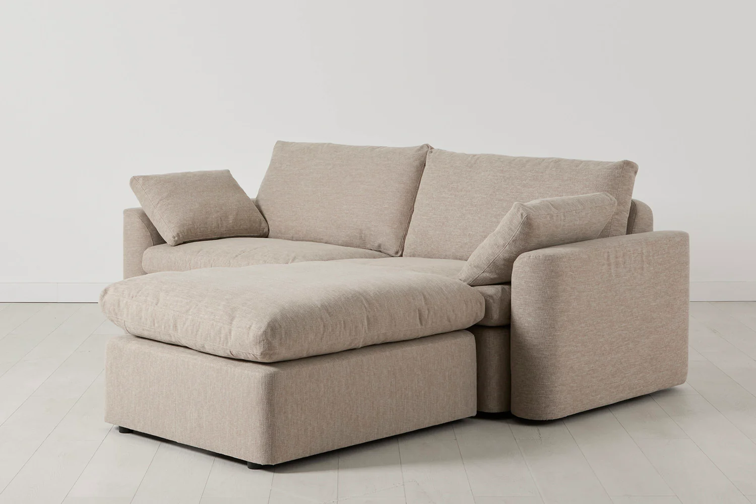 Model 13 3-Seater Right Chaise Sofa, Pumice - Image 2