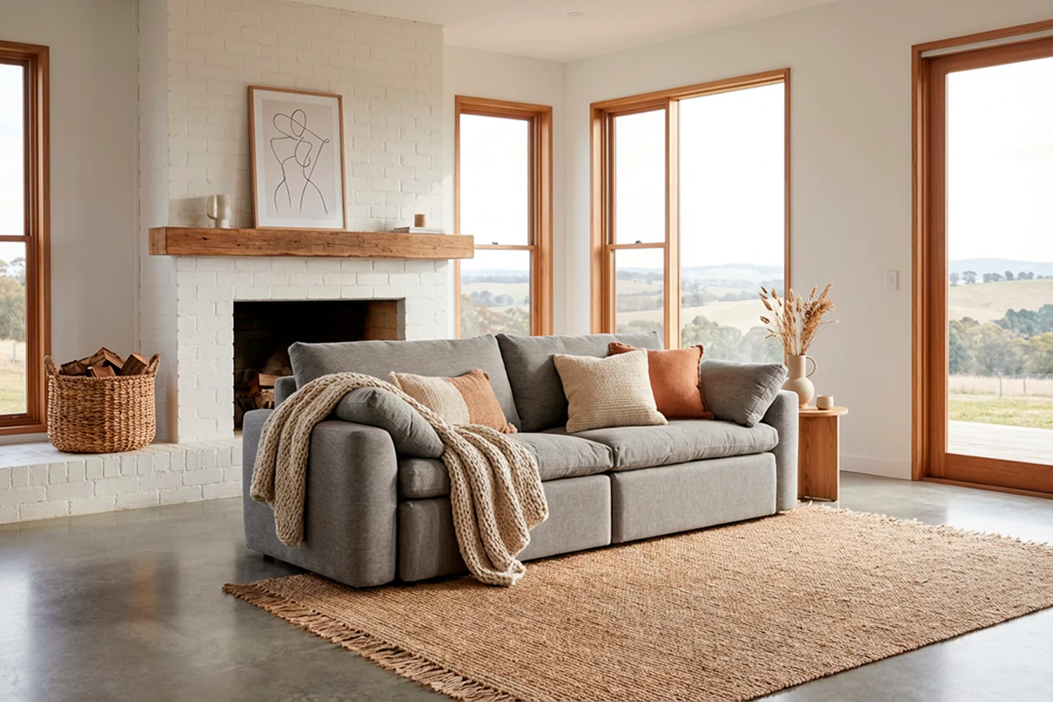 Model 13 3-Seater Sofa, Shadow - Image 2