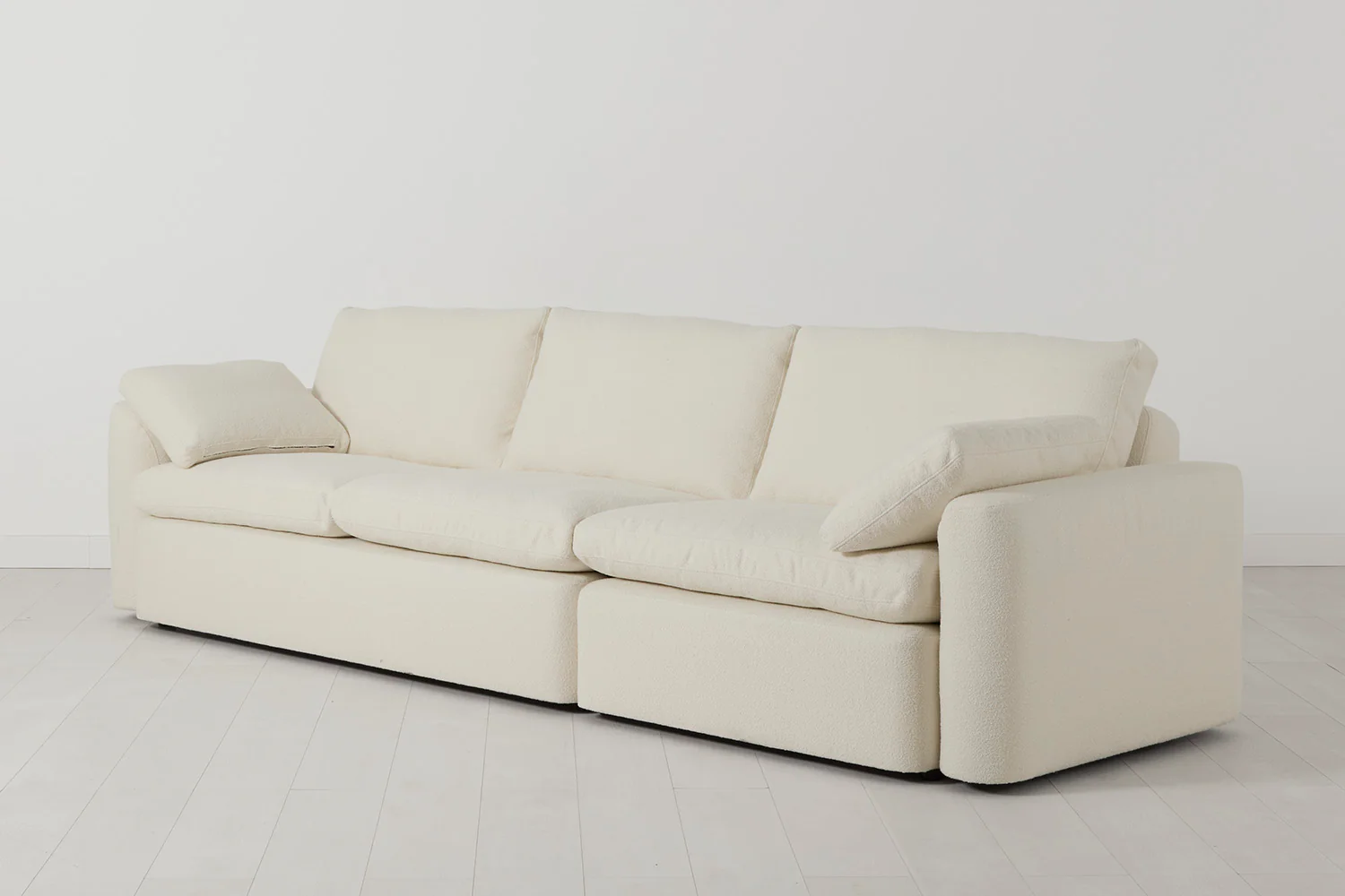 Model 13 4-Seater Sofa, Ivory - Image 3