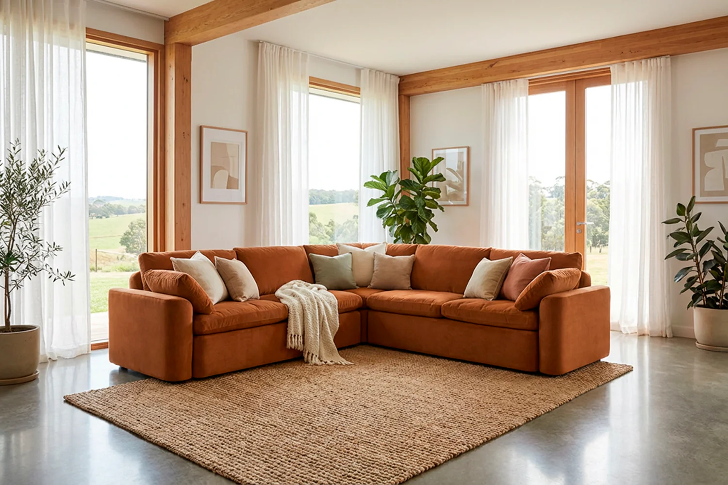 Model 13 Corner Sofa, Bronze - Image 2