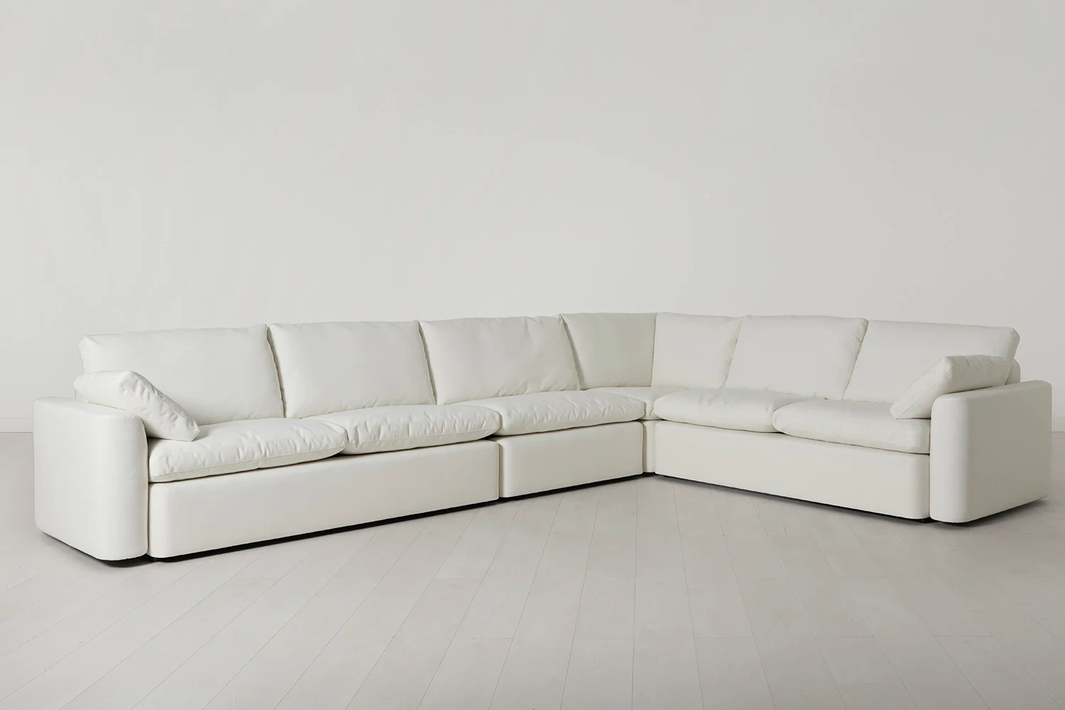 Model 13 Large Corner Sofa, White