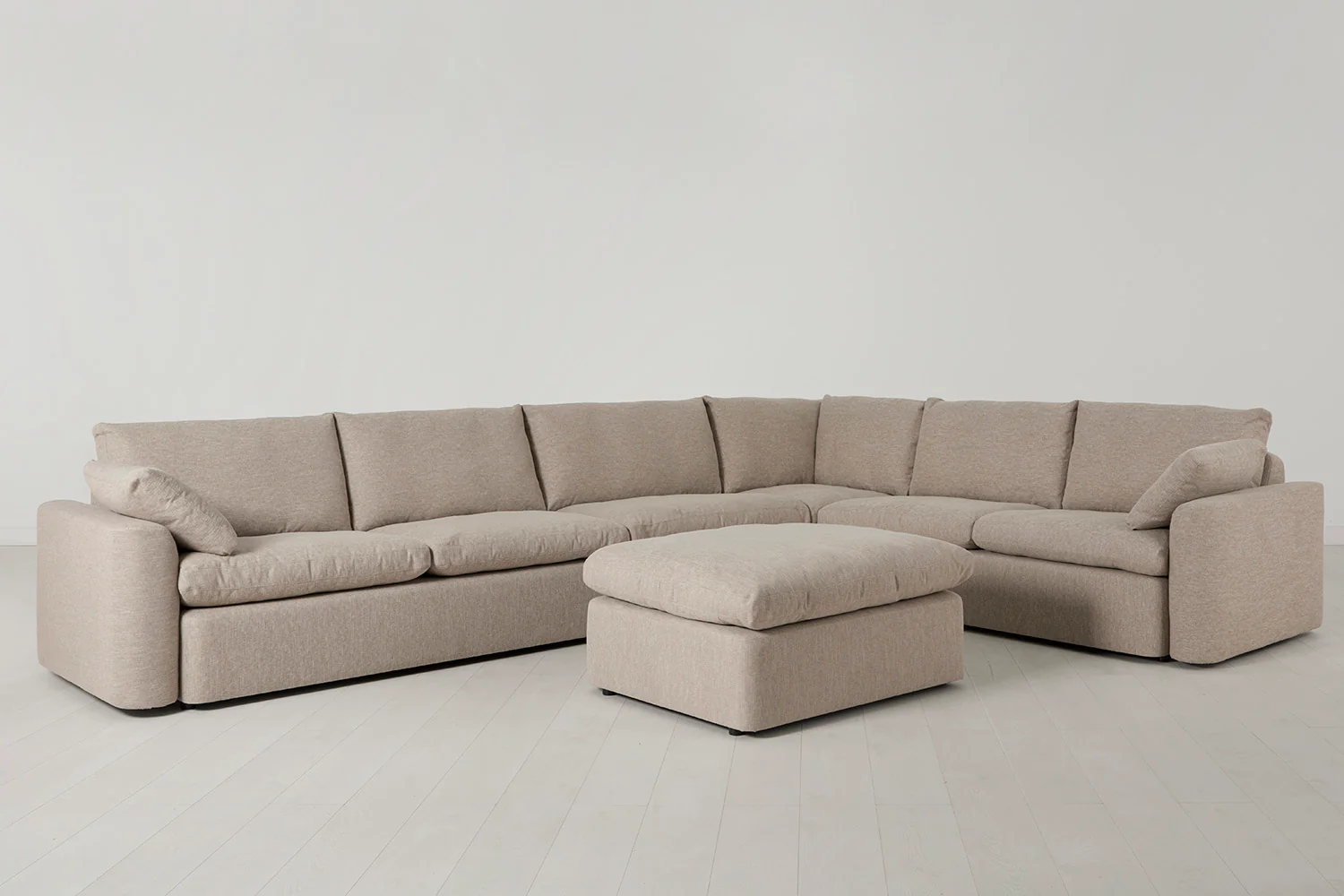 Model 13 Large Corner Sofa with Ottoman - Image 4