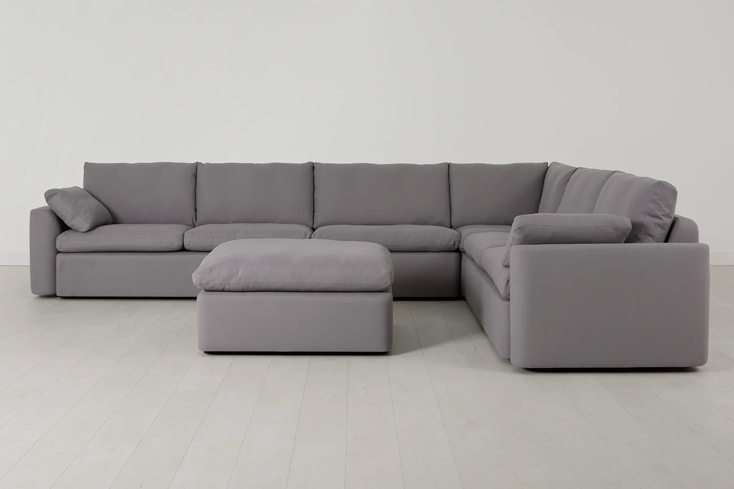 Model 13 Large Corner Sofa with Ottoman, Risso - Image 2