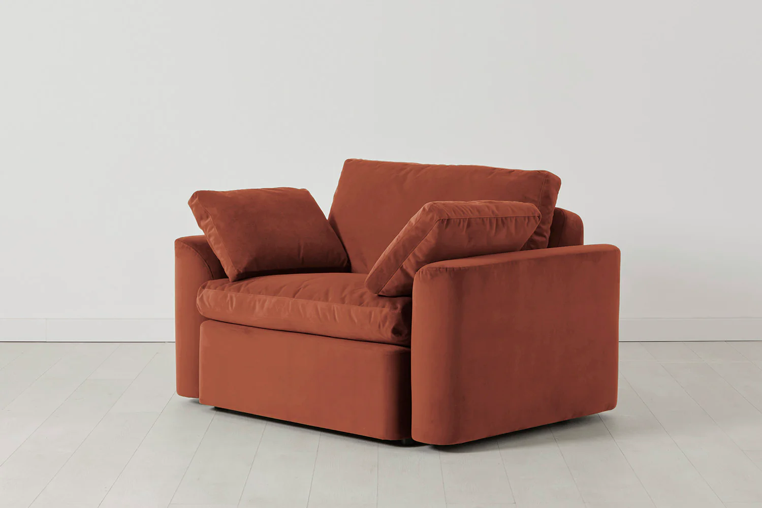 Model 13 Loveseat, Brick - Image 3