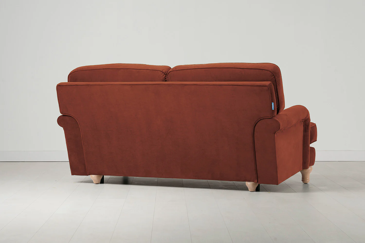 Model 15 2 Seater Sofa, Oak / Brick - Image 3